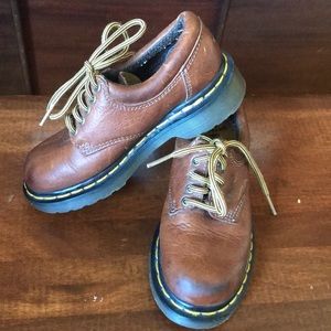 Children’s Dr. Martens The Original Shoes 13.5 Brown Leather Excellent